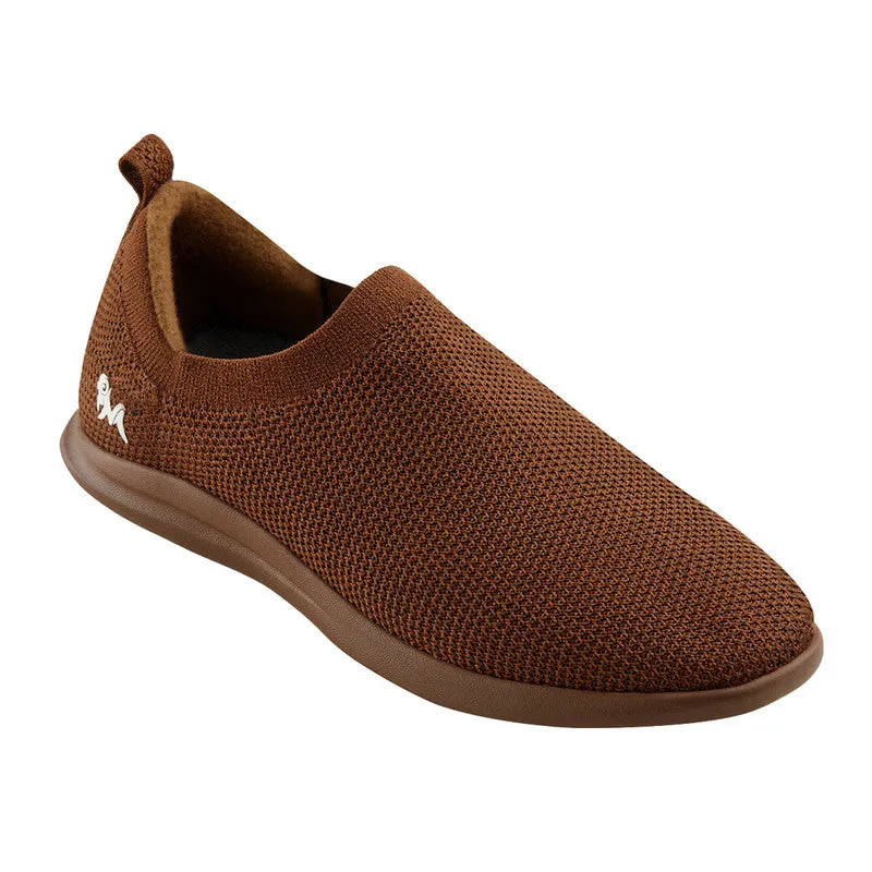 Neeman's ReLive Knit Slip On Sneakers | Copper Brown | Light-Weight & Comfortable