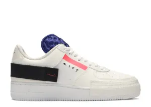 Nike AIR FORCE 1 LOW DROP TYPE 'SUMMIT WHITE', white