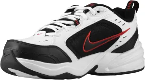 Nike Men's Air Monarch Iv Sneakers 10.5 Black White Pair of Shoes