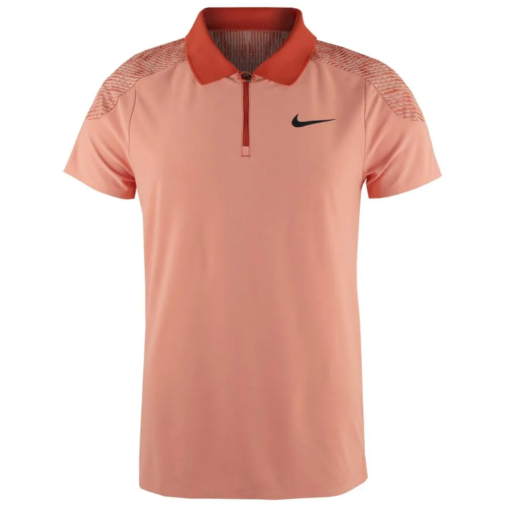 Nike Men's Slam Advantage Paris Polo - Rust Factor