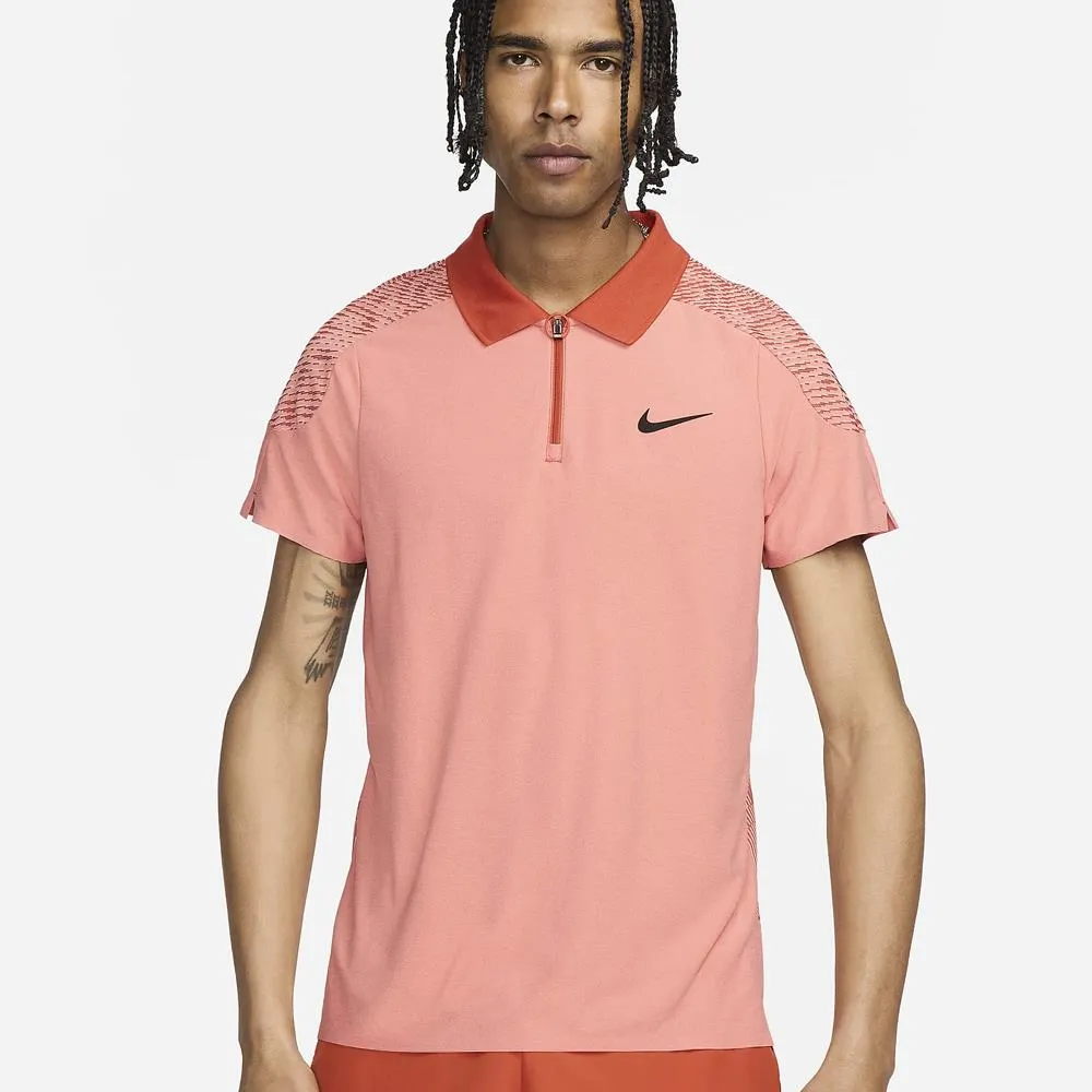 Nike Men's Slam Advantage Paris Polo - Rust Factor