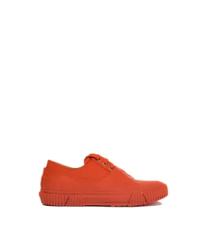 Orange Low-Top Sneakers