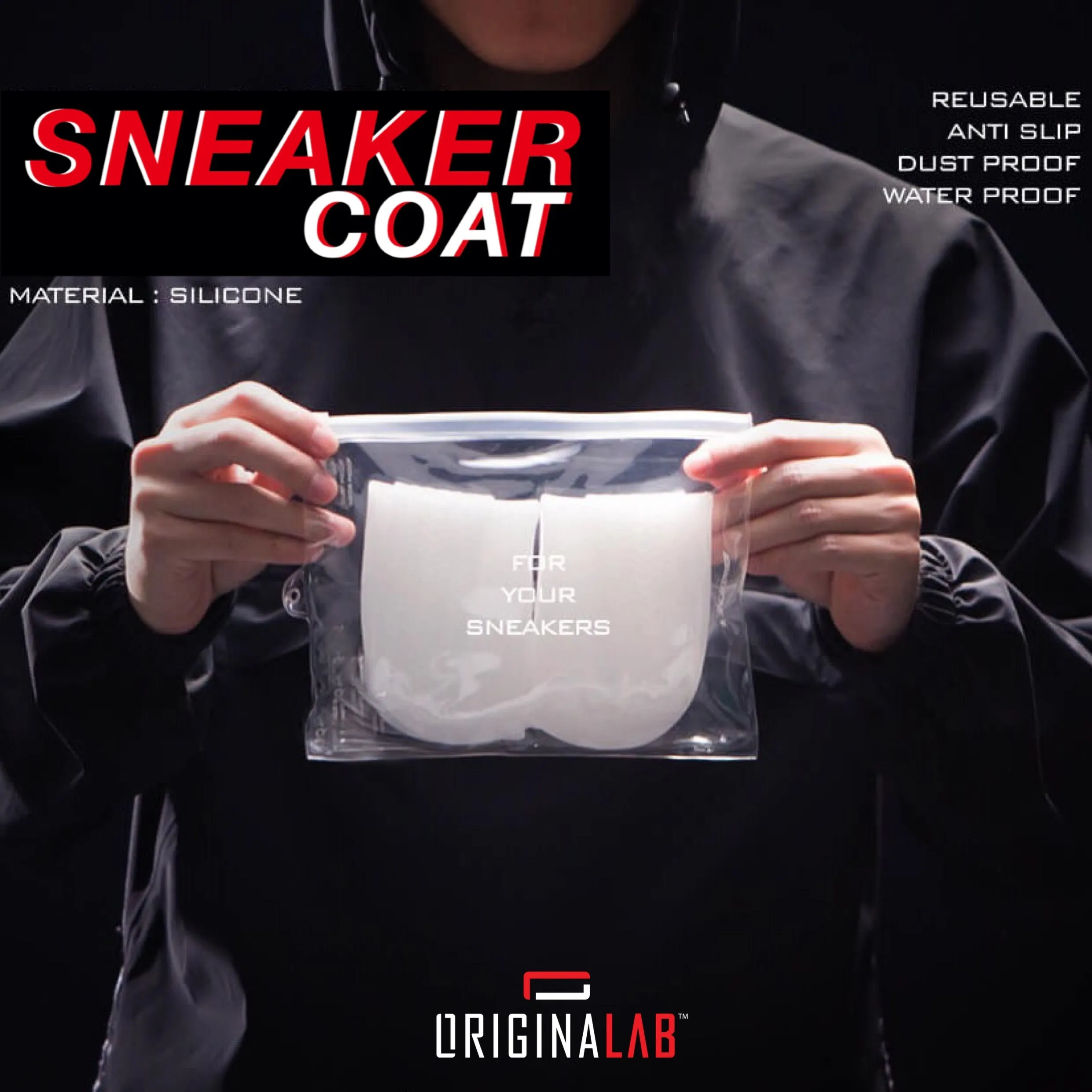 ORIGINALAB Sneaker Silicone Coat Jet Black