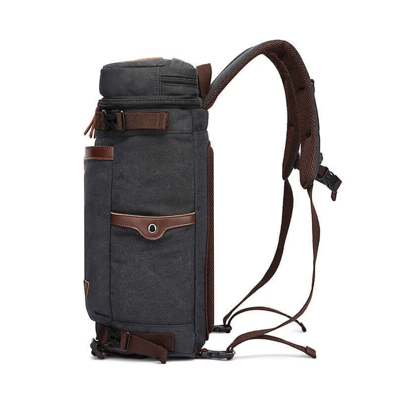 Outdoor Canvas Travel Backpack Bag 30L