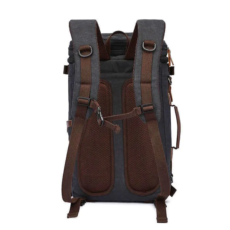 Outdoor Canvas Travel Backpack Bag 30L