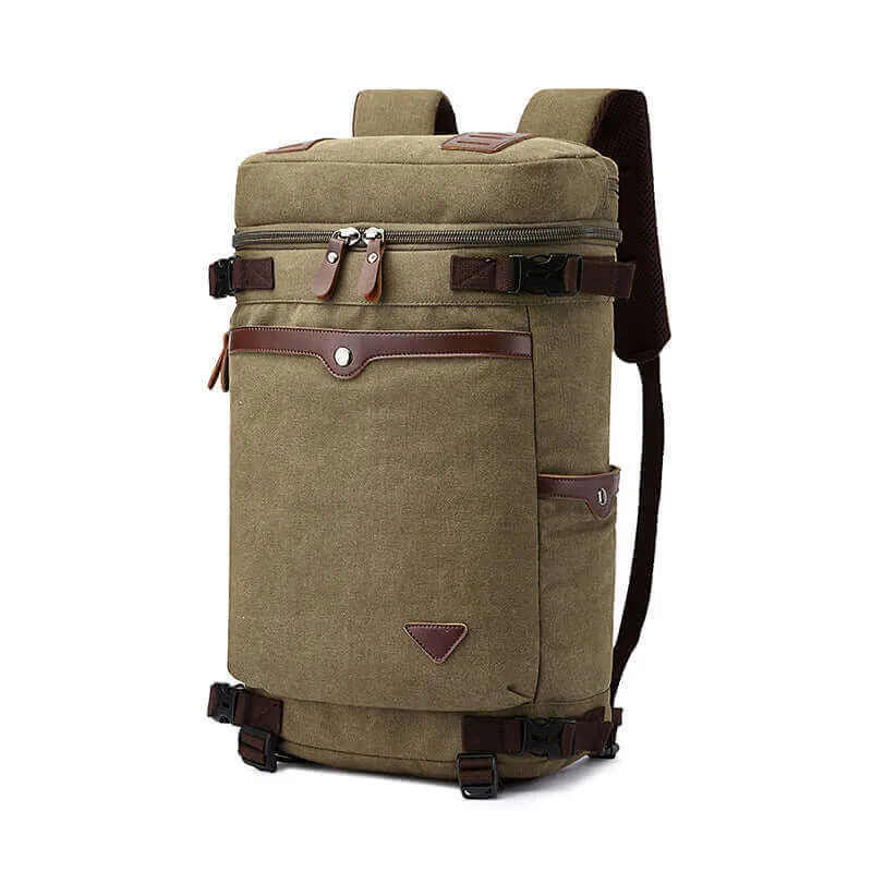 Outdoor Canvas Travel Backpack Bag 30L