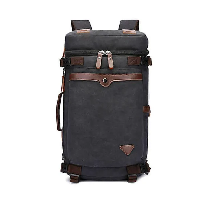 Outdoor Canvas Travel Backpack Bag 30L