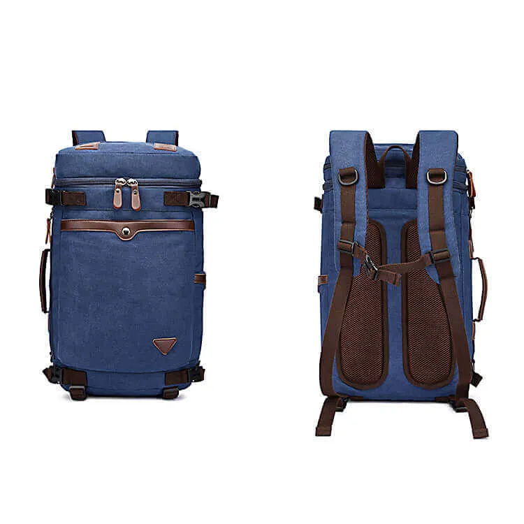 Outdoor Canvas Travel Backpack Bag 30L