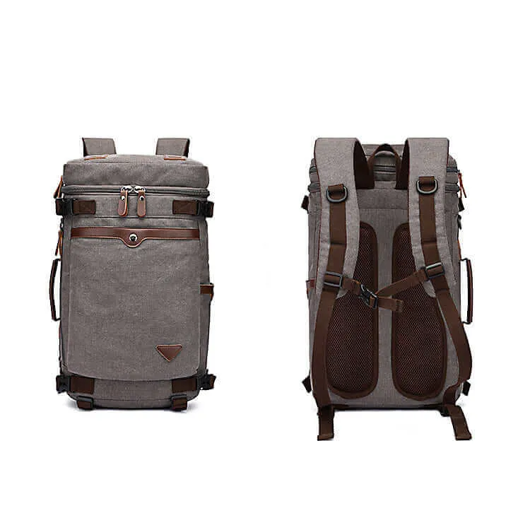 Outdoor Canvas Travel Backpack Bag 30L