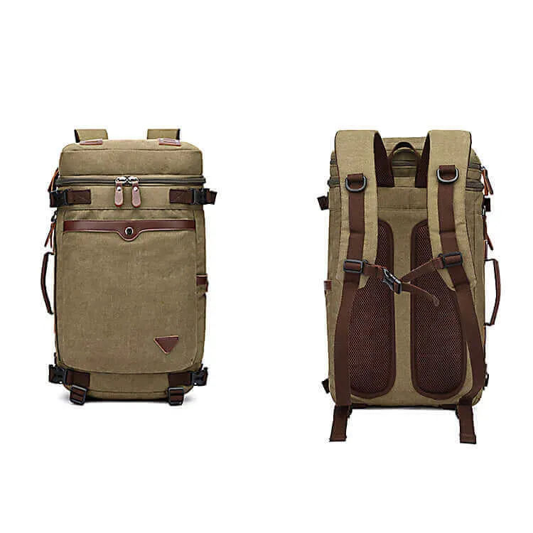 Outdoor Canvas Travel Backpack Bag 30L