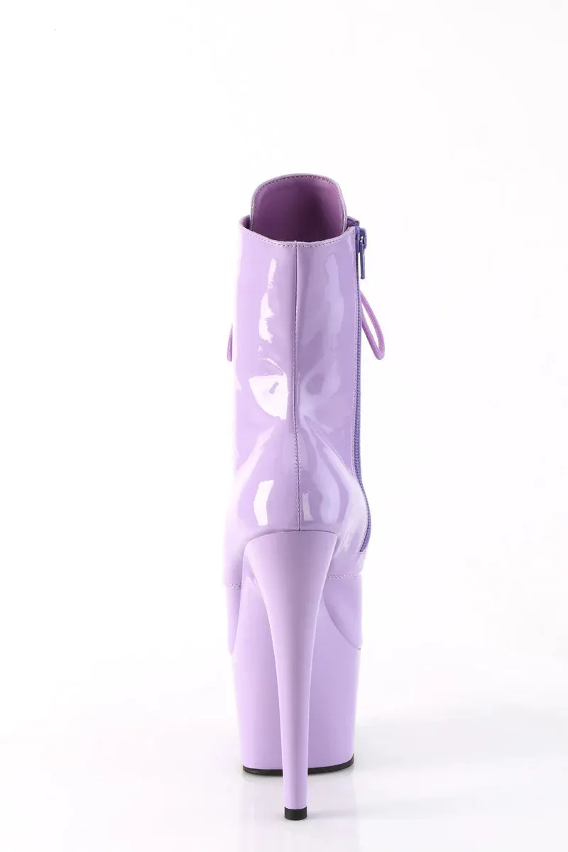 Pleaser USA Adore-1020 7inch Pleaser Boots - Patent Lavender