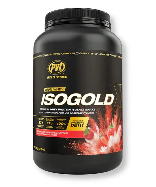 PVL Gold ISOGOLD Protein Strawberry Milkshake