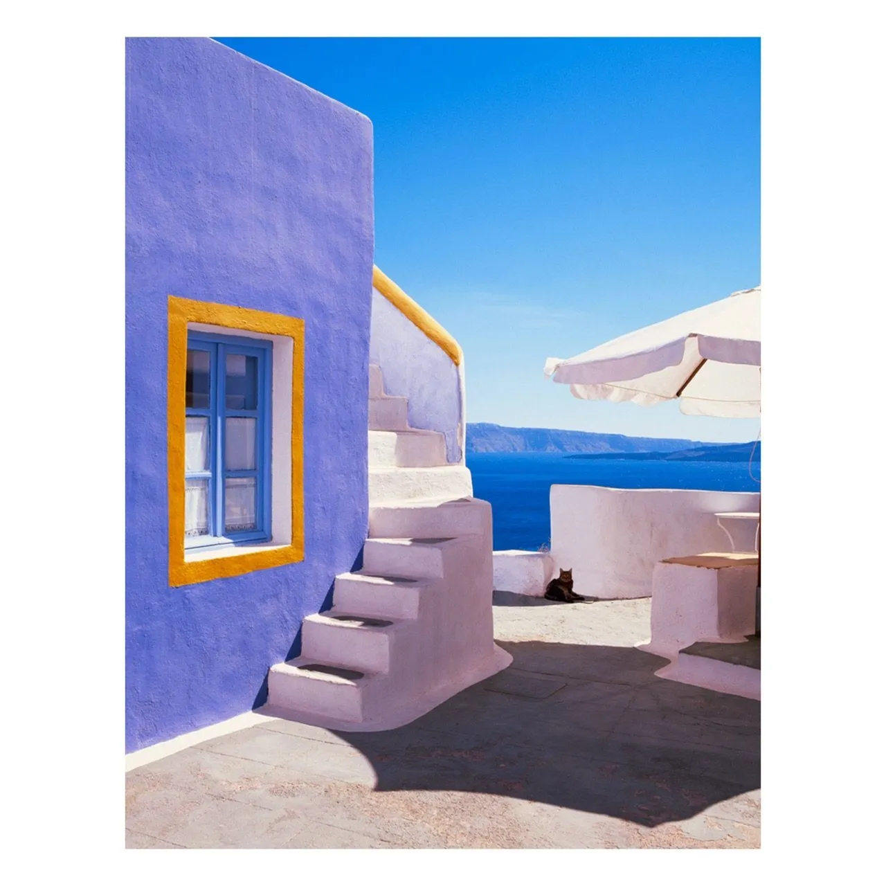 "Shady Cat" | Greece Photography Print