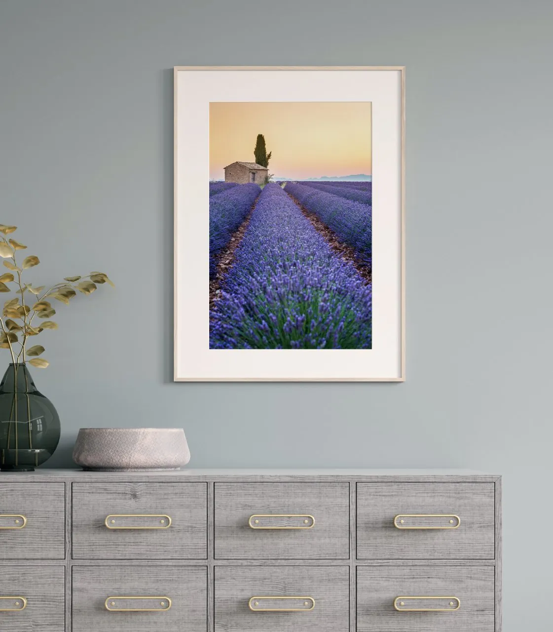 "Stripes of Lavender" | France Photography Print