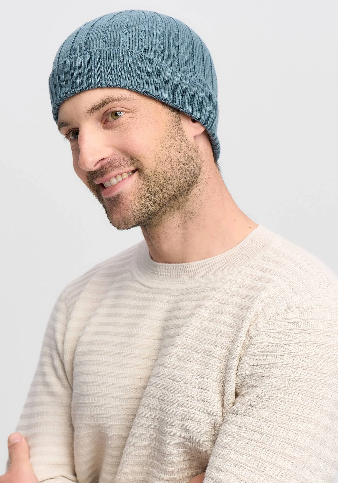 Rib Merino Beanie