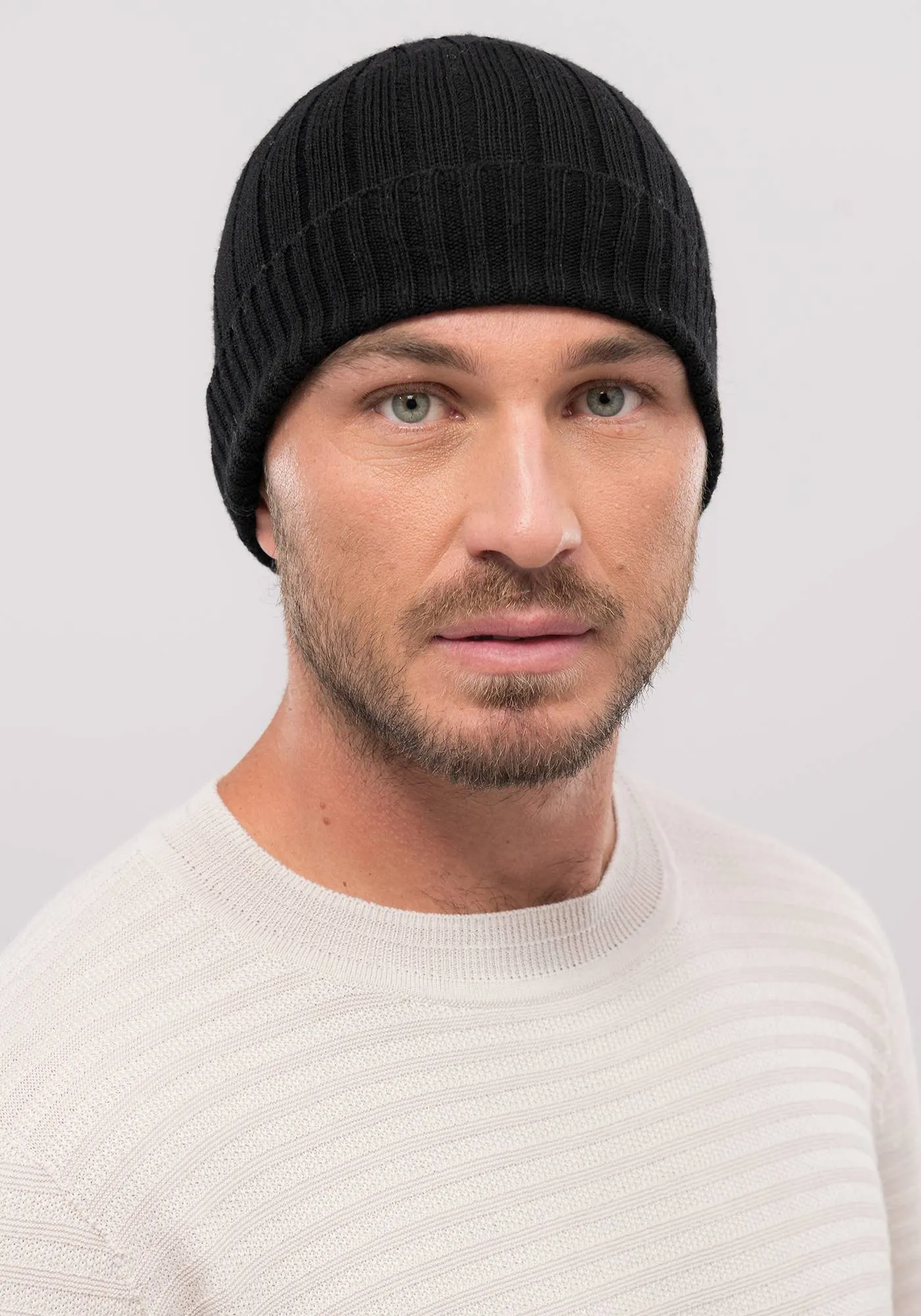 Rib Merino Beanie