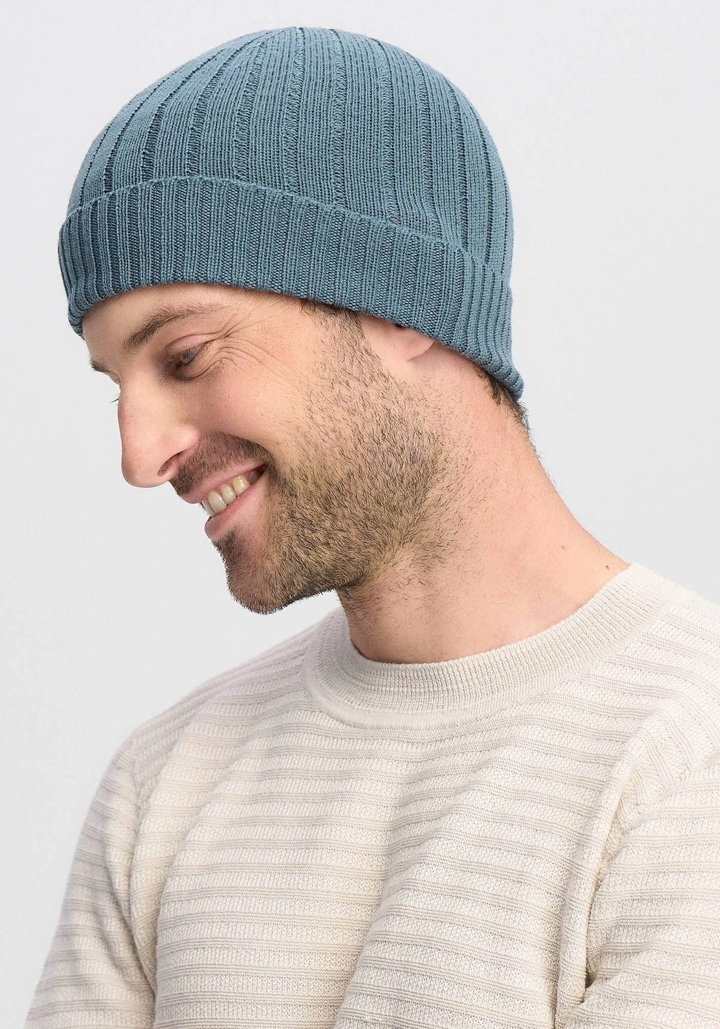 Rib Merino Beanie