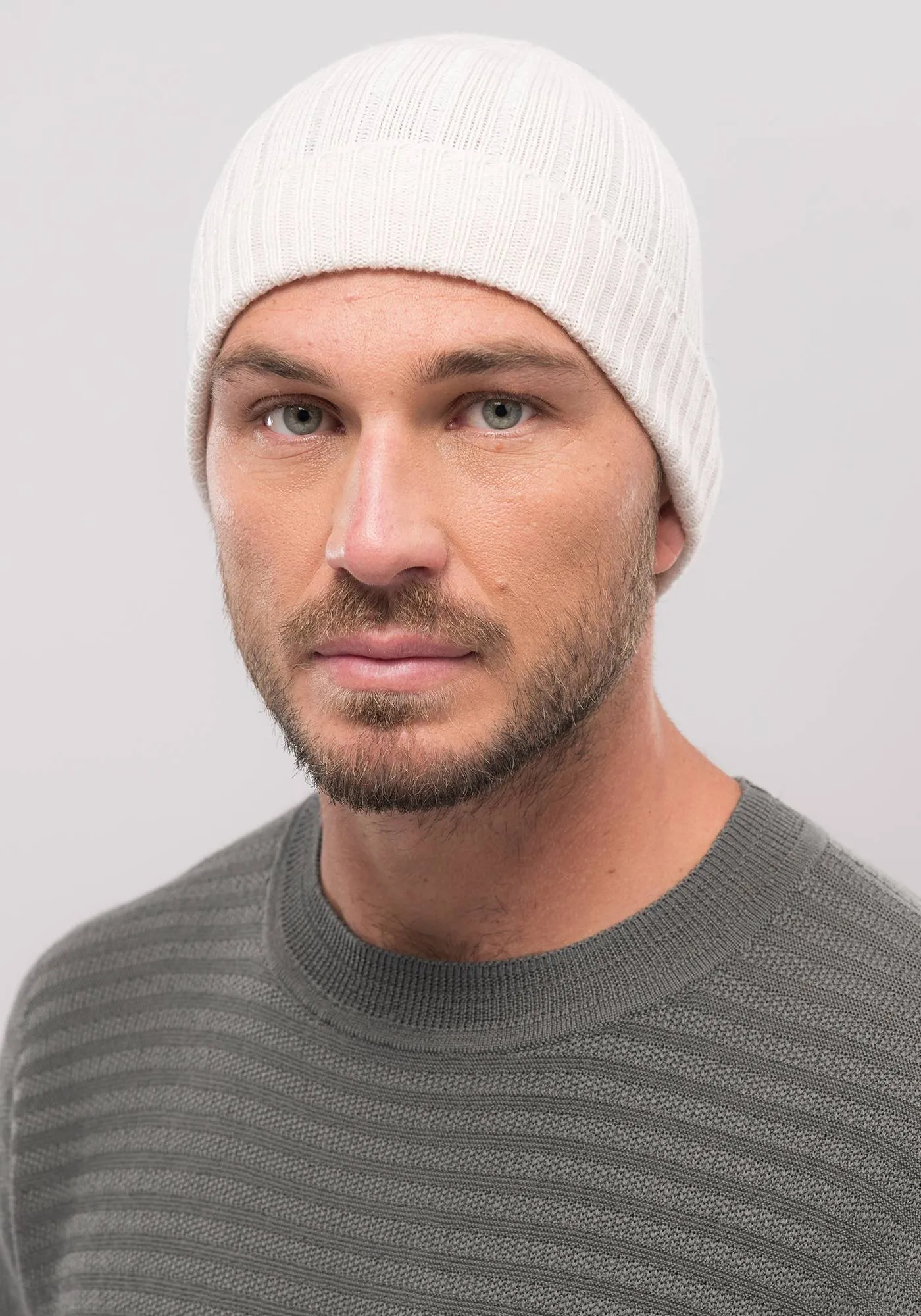 Rib Merino Beanie