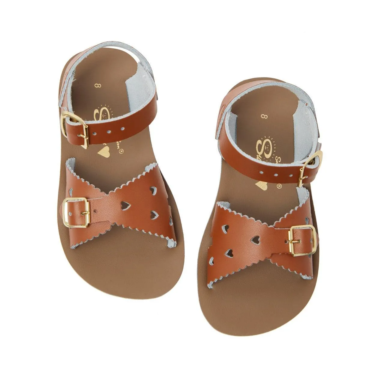 Saltwater Sweetheart Sandals - Tan - Kids