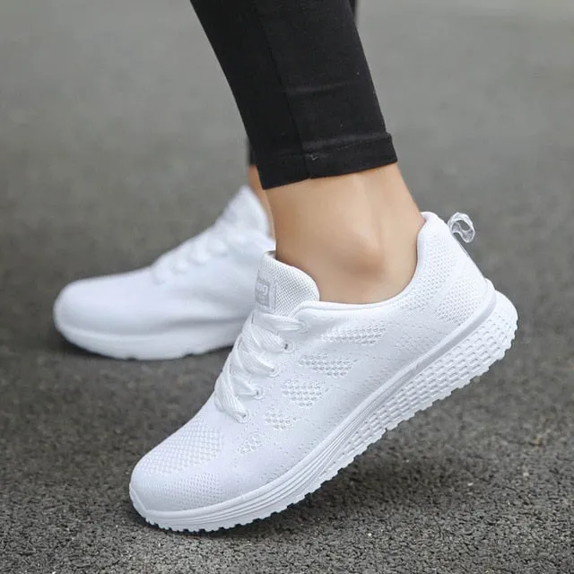 Shoes Woman Sneakers White Platform Trainers Women Shoe Casual Tenis Feminino Zapatos de Mujer Zapatillas Womens Sneaker Basket