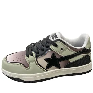 Shooting Star Sneakers in Gradient Grey