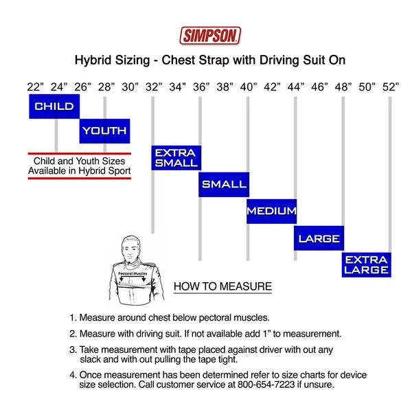 Simpson Hybrid Sport - SFI - M6 Anchors