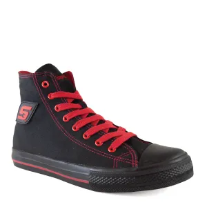 Snap-on Hot Rod Black & Red, Casual Athletic Footwear