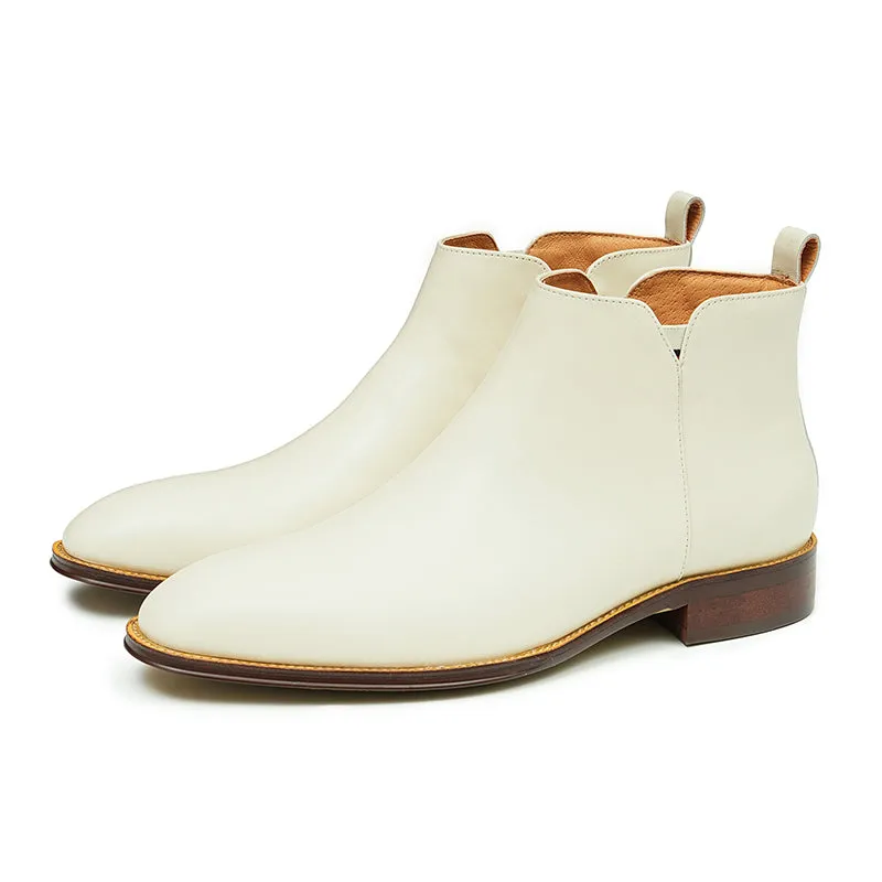 UrbanEase Round Toe Slip-On Boots