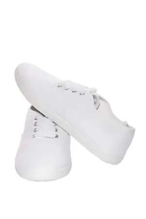 White Canvas Sneakers