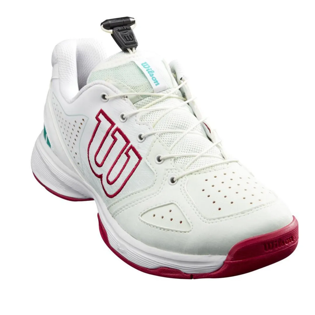 Wilson Kids Kaos QL Tennis Shoe - Sea/White/Sangria