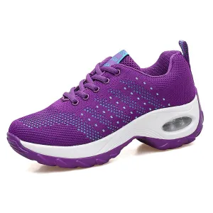 Women's air cushion fashion breathable casual tennis running sneakers