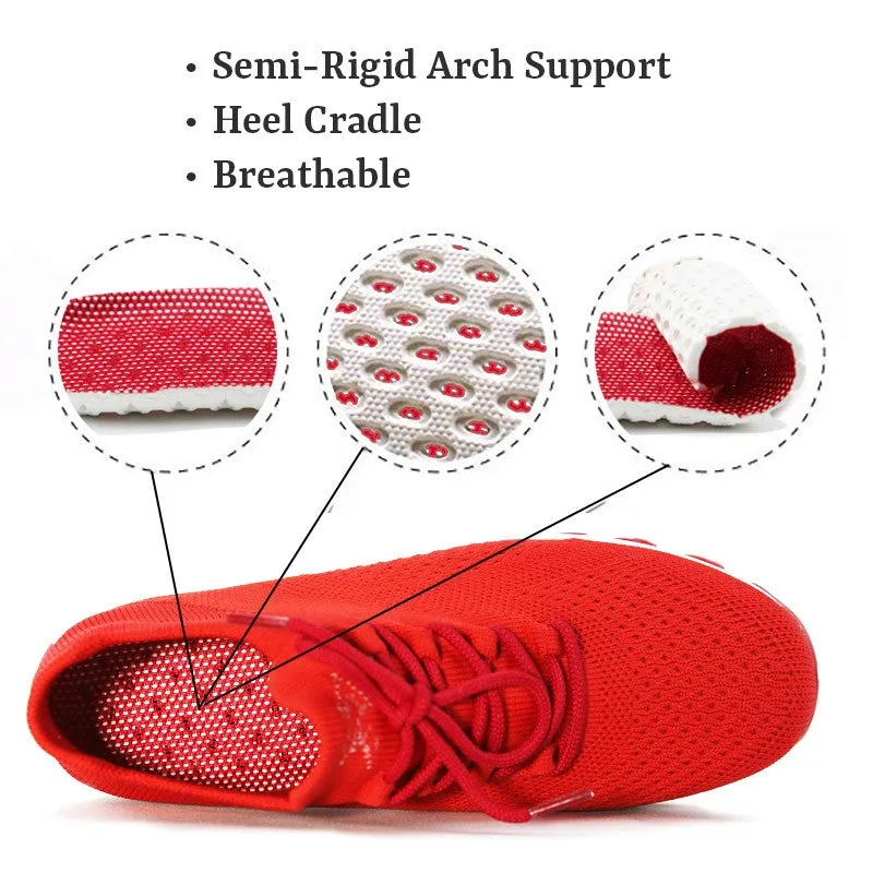 Women's Flying Woven Non-slip Breathable Comfortable Shoes rubber