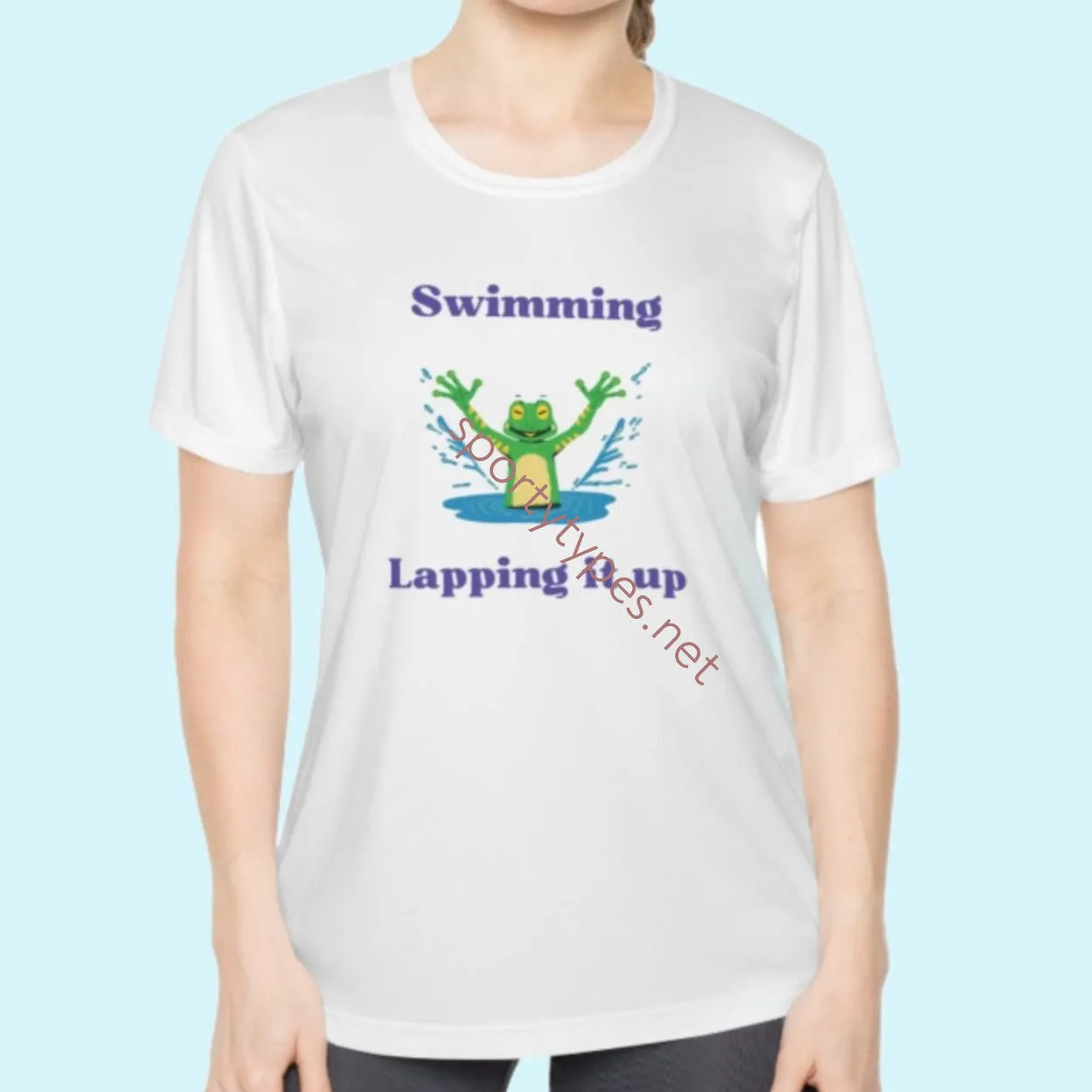 Women's Swim Lapping Moisture Wicking Tee