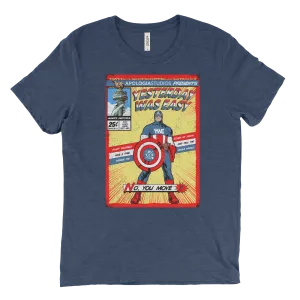 Yesterday Was Easy Captain America | T-Shirt